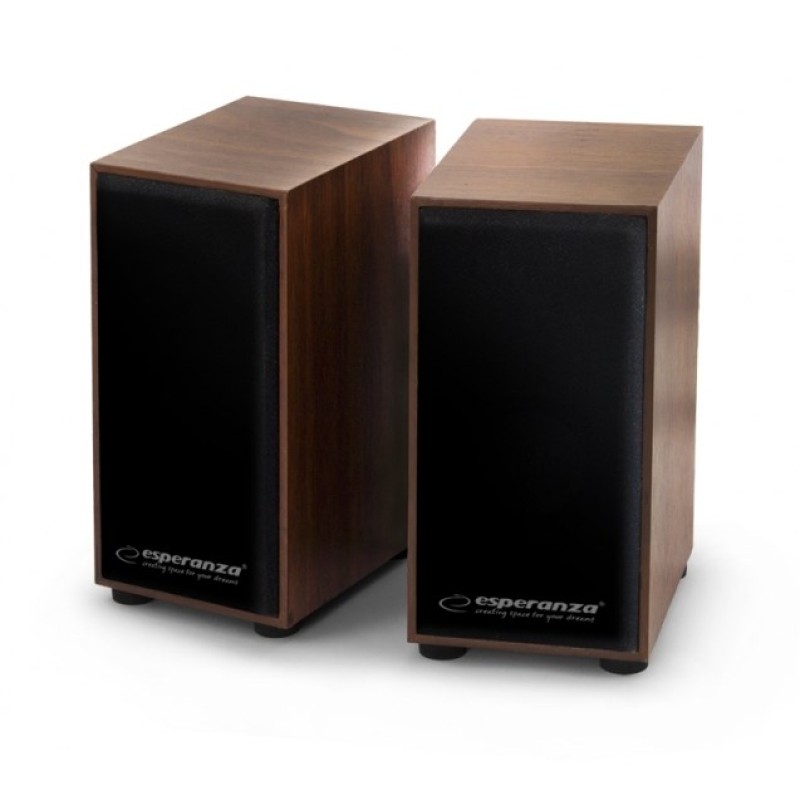 Esperanza 2.0 FOLK speaker set 2.0 channels 6 W Wood