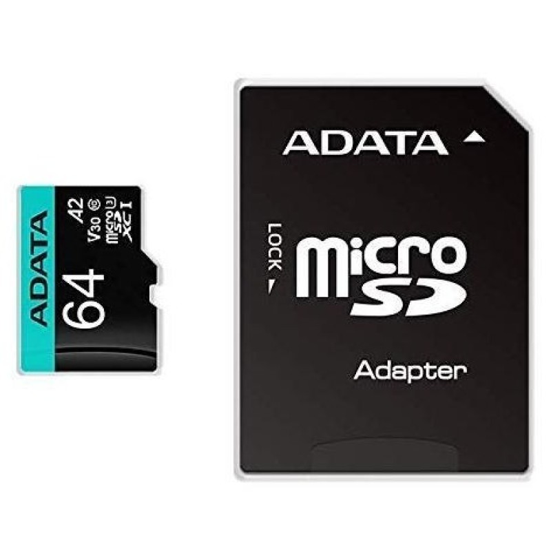 ADATA Premier Pro 64 GB MicroSDXC UHS-I Class 10 ADATA Premier Pro 64 GB MicroSDXC UHS-I Class 10