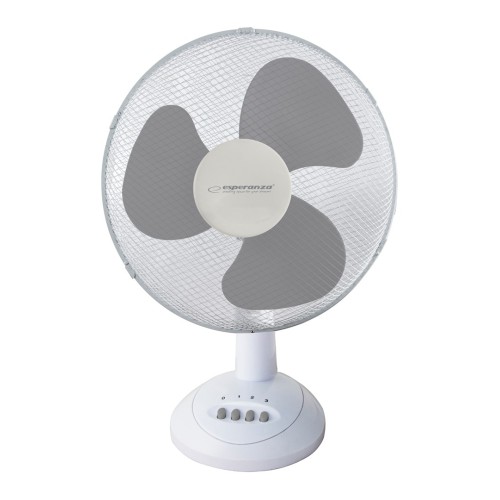 Esperanza EHF003WE, 12'' desk fan, White and Gray Esperanza EHF003WE, 12'' desk fan, White and Gray