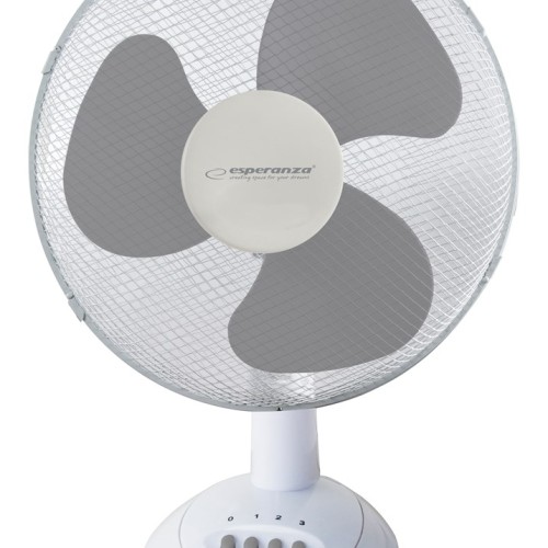 Esperanza EHF003WE, 12'' desk fan, White and Gray Esperanza EHF003WE, 12'' desk fan, White and Gray
