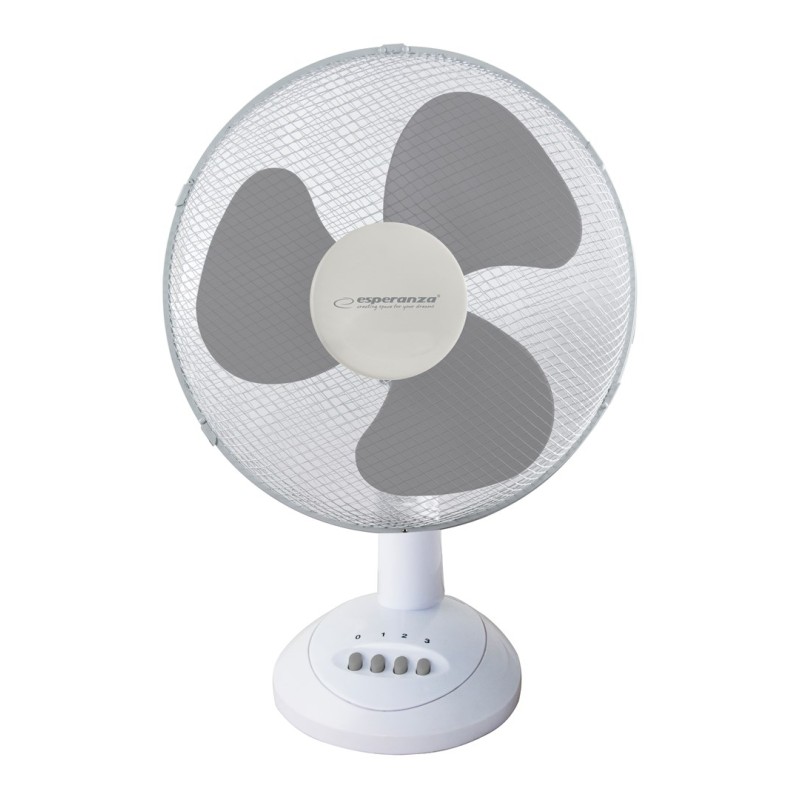 Esperanza EHF003WE, 12'' desk fan, White and Gray Esperanza EHF003WE, 12'' desk fan, White and Gray