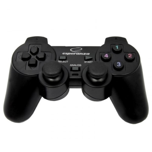 Esperanza EG102 Gaming Controller Black USB 2.0 Gamepad Analogue / Digital PC, Playstation 3 Esperanza EG102 Gaming Controller Black USB 2.0 Gamepad Analogue / Digital PC, Playstation 3