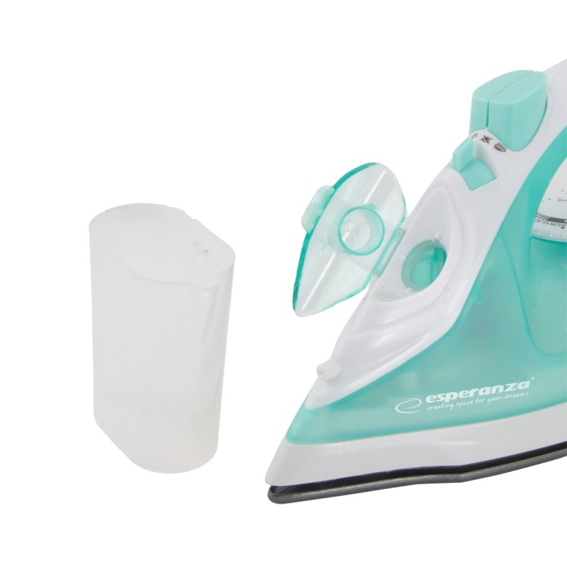 Esperanza EHI005 Steam iron Ceramic soleplate Green,White 2200 W Esperanza EHI005 Steam iron Ceramic soleplate Green,White 2200 W