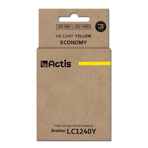 Actis KB-1240Y ink (replacement for Brother LC1240Y/LC1220Y; Standard; 19 ml; yellow) Actis KB-1240Y ink (replacement for Brother LC1240Y/LC1220Y; Standard; 19 ml; yellow)