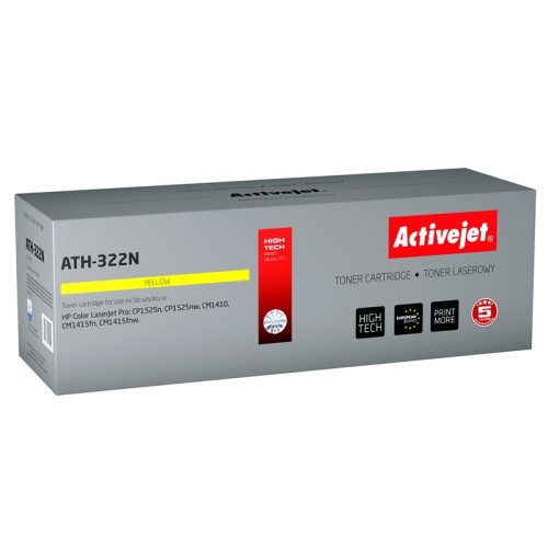 Activejet ATH-322N Toner (replacement for HP 128A CE322A; Supreme; 1300 pages; yellow)