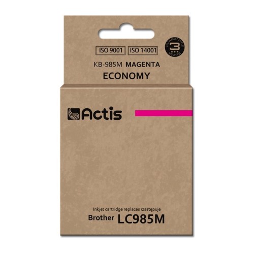 Actis KB-985M Ink cartridge (replacement for Brother LC985M; Standard; 19,5 ml; magenta) Actis KB-985M Ink cartridge (replacement for Brother LC985M; Standard; 19,5 ml; magenta)