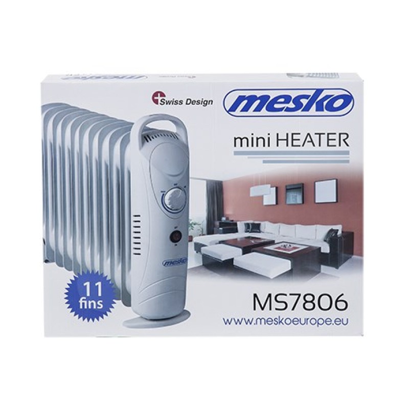 Mesko MS 7806 electric space heater Oil electric space heater Indoor White 1200 W Mesko MS 7806 electric space heater Oil electric space heater Indoor White 1200 W