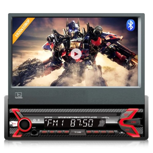 Audiocore AC9100 radio Car Digital Black, Red