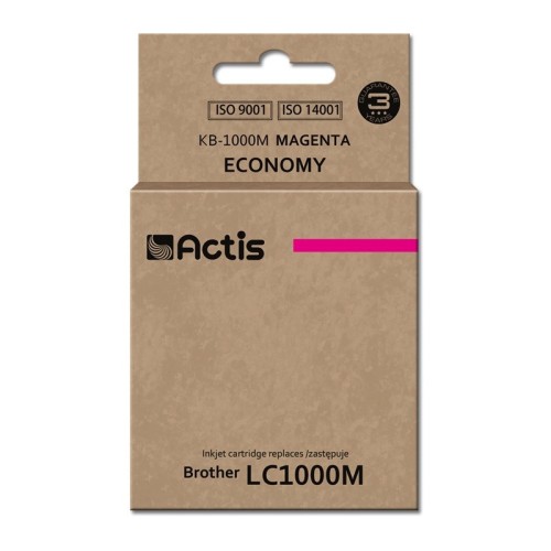 Actis KB-1000M Ink Cartridge (replacement for Brother LC1000M/LC970M; Standard; 36 ml; magenta) Actis KB-1000M Ink Cartridge (replacement for Brother LC1000M/LC970M; Standard; 36 ml; magenta)