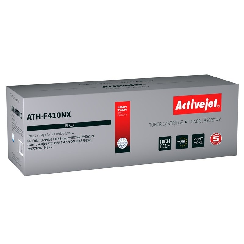 Activejet ATH-F410NX Toner (replacement for HP 410X CF410X; Supreme; 6,500 pages; black)