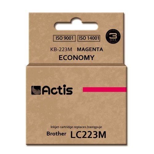 Actis KB-223M ink (replacement for Brother LC223M; Standard; 10 ml; magenta) Actis KB-223M ink (replacement for Brother LC223M; Standard; 10 ml; magenta)