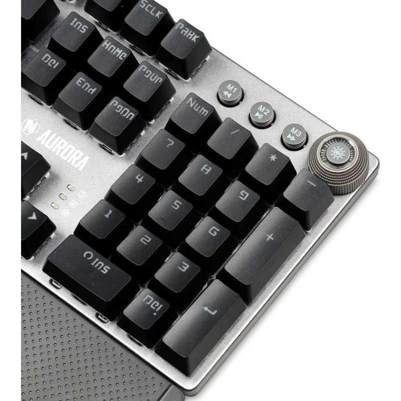 iBox Aurora K-3 keyboard USB QWERTY Silver iBox Aurora K-3 keyboard USB QWERTY Silver