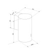 Cooker hood CIARKO ORP White Cooker hood CIARKO ORP White