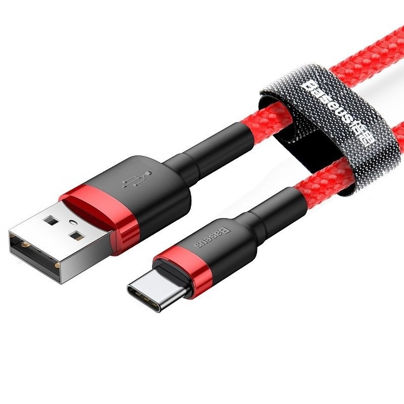 USB-C cable Baseus Cafule 2A 2m (red) USB-C cable Baseus Cafule 2A 2m (red)