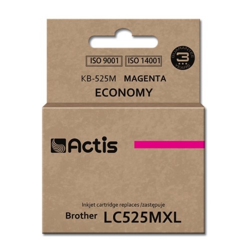 Actis KB-525M ink (replacement for Brother LC-525M; Standard; 15 ml; magenta) Actis KB-525M ink (replacement for Brother LC-525M; Standard; 15 ml; magenta)