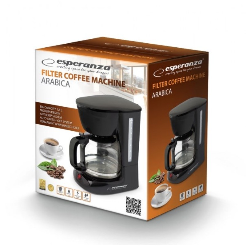 Esperanza EKC005 coffee maker Drip coffee maker 1.8 L Esperanza EKC005 coffee maker Drip coffee maker 1.8 L