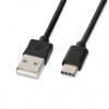 iBox IKUMTC USB cable 1 m USB 3.2 Gen 1 (3.1 Gen 1) USB A USB C Black