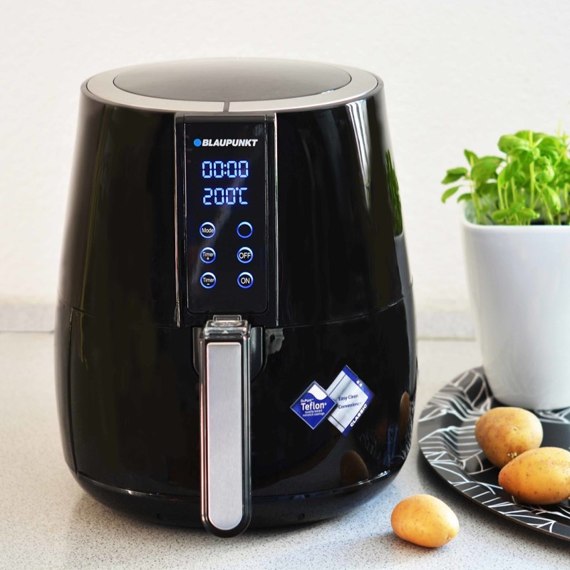 Blaupunkt AFD501 fryer Double 2,5 L Stand-alone 1500 W Deep fryer Black Blaupunkt AFD501 fryer Double 2,5 L Stand-alone 1500 W Deep fryer Black