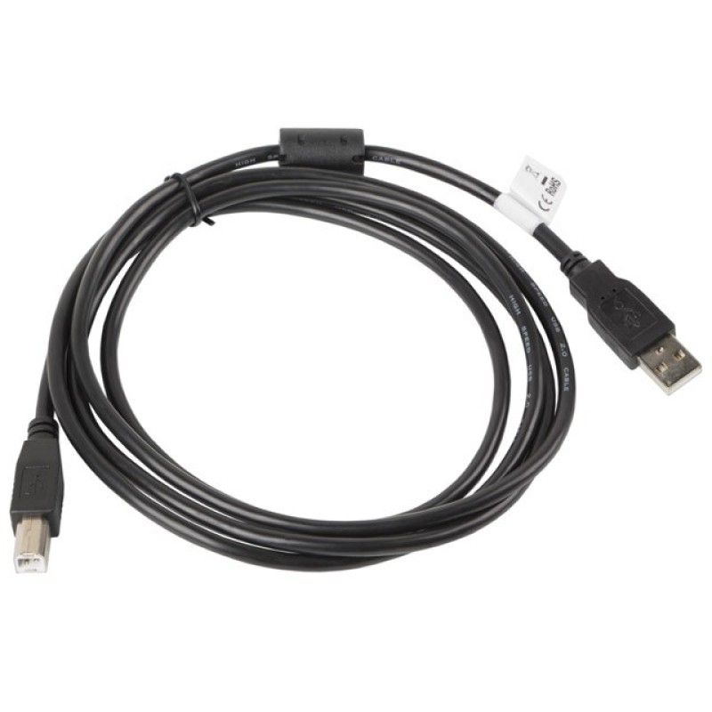 Lanberg CA-USBA-11CC-0018-BK USB cable 1.8 m USB 2.0 USB B Black Lanberg CA-USBA-11CC-0018-BK USB cable 1.8 m USB 2.0 USB B Black