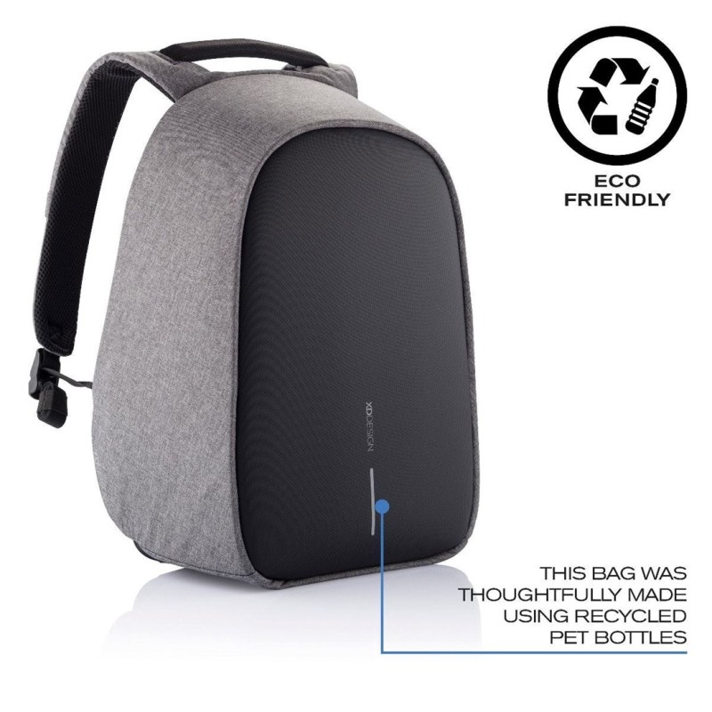 XD DESIGN ANTI-THEFT BACKPACK BOBBY HERO SMALL GREY P/N: P705.702 XD DESIGN ANTI-THEFT BACKPACK BOBBY HERO SMALL GREY P/N: P705.702