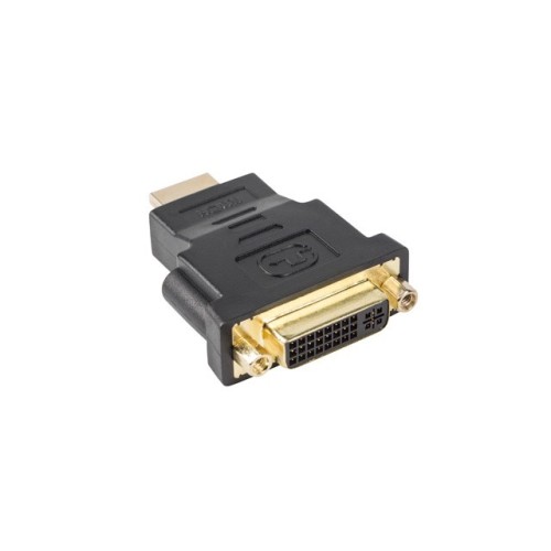 Lanberg AD-0014-BK cable gender changer HDMI DVI-D (F) (24 + 5) Black Lanberg AD-0014-BK cable gender changer HDMI DVI-D (F) (24 + 5) Black