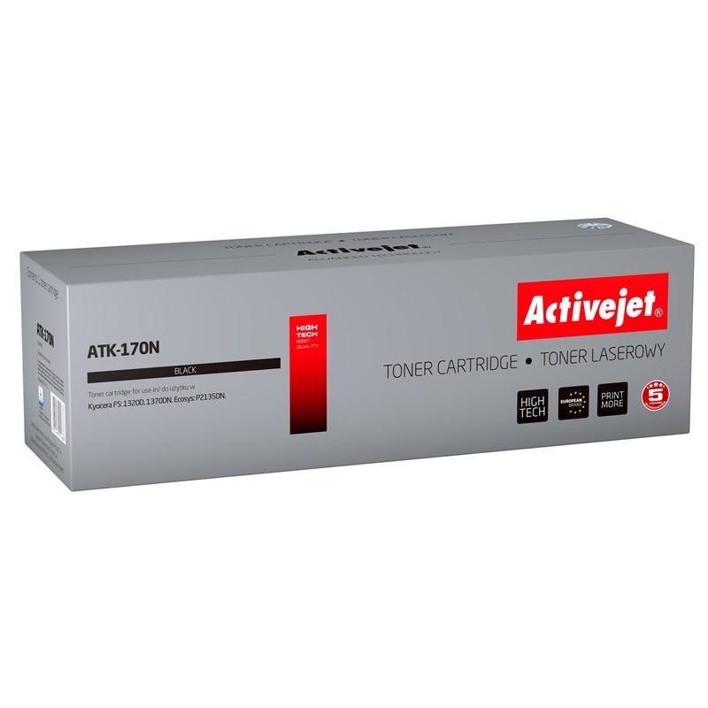 Activejet ATK-170N Toner Cartridge (replacement for Kyocera TK-170; Supreme; 7200 pages; black)