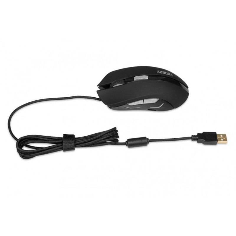 iBox Aurora A-1 mouse Right-hand USB Type-A Optical 2400 DPI