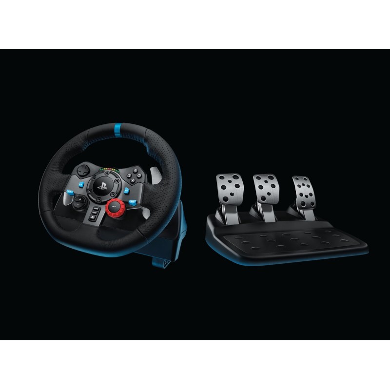 Logitech G G29 Steering wheel + Pedals Playstation 3,PlayStation 4 Analogue USB 2.0 Black Logitech G G29 Steering wheel + Pedals Playstation 3,PlayStation 4 Analogue USB 2.0 Black