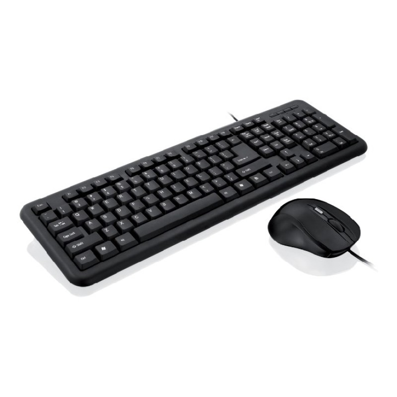 iBox OFFICE KIT II keyboard Mouse included USB QWERTY English Black