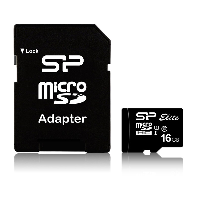 Silicon Power Elite memory card 16 GB MicroSDHC Class 10 UHS-I Silicon Power Elite memory card 16 GB MicroSDHC Class 10 UHS-I