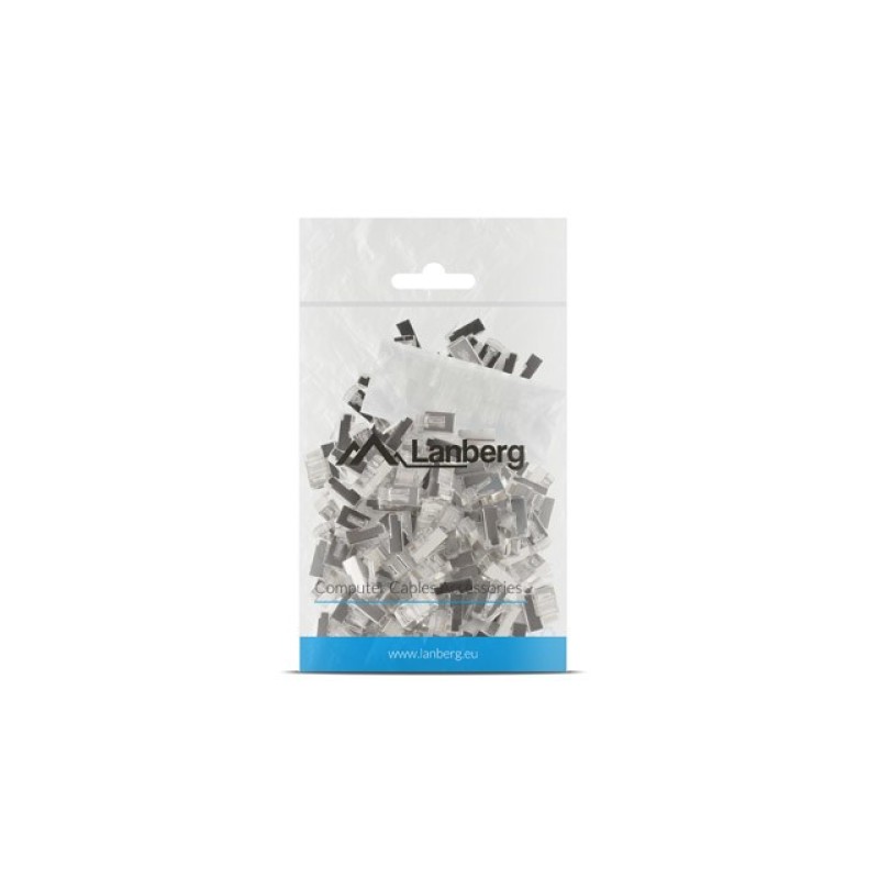 Lanberg PLS-6000 wire connector RJ-45 Stainless steel, Transparent Lanberg PLS-6000 wire connector RJ-45 Stainless steel, Transparent