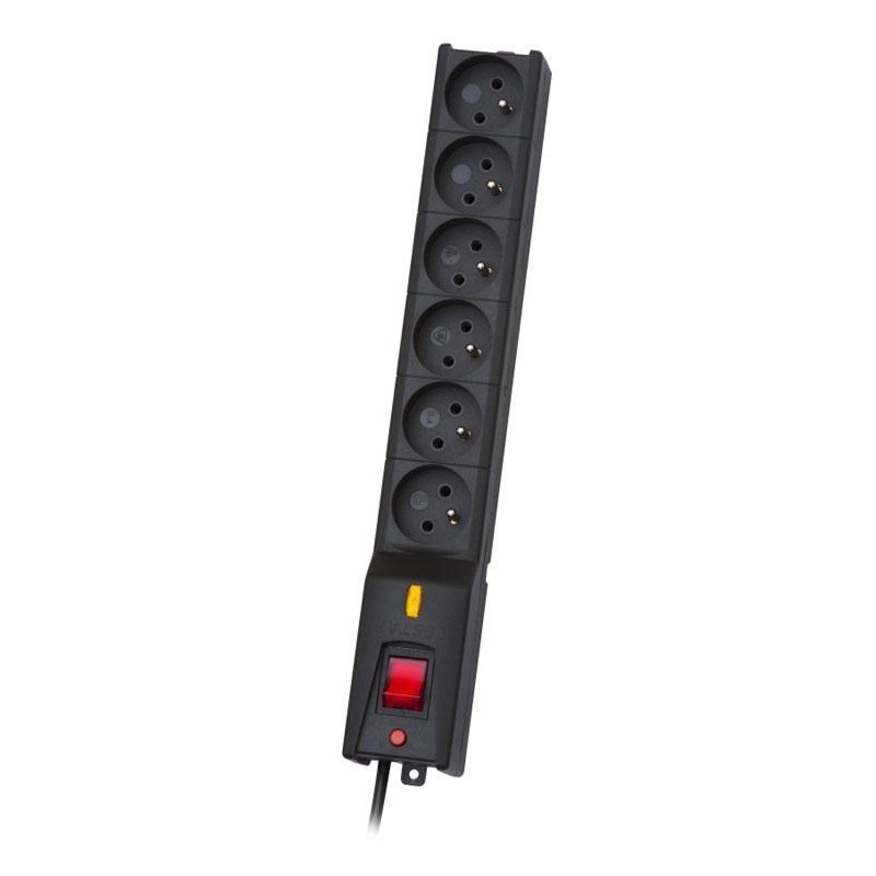 LESTAR LX 610 G-A K.:CZ 3.0M power extension 5 m 230 AC outlet(s) Indoor Black LESTAR LX 610 G-A K.:CZ 3.0M power extension 5 m 230 AC outlet(s) Indoor Black