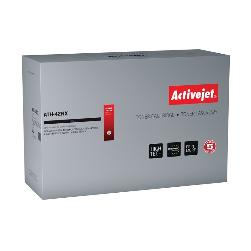 Activejet ATH-42NX Toner (replacement for HP 42X Q5942X; Supreme; 20000 pages; black)