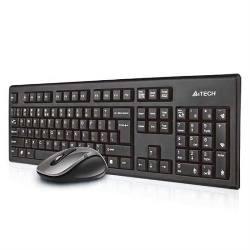 A4Tech 7100N desktop keyboard Mouse included RF Wireless QWERTY English Black A4Tech 7100N desktop keyboard Mouse included RF Wireless QWERTY English Black