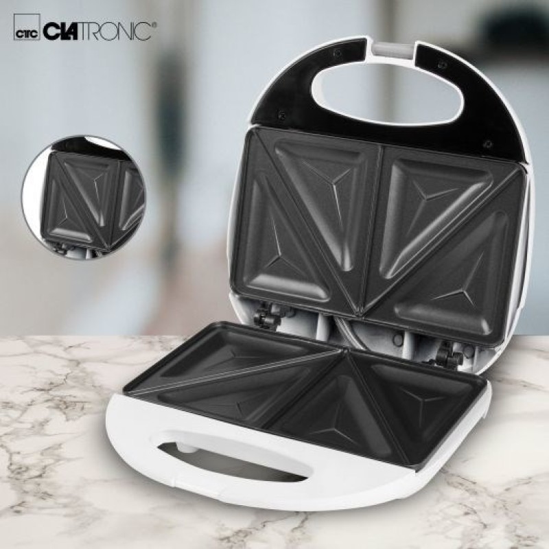 Clatronic ST 3477 sandwich maker 750 W White Clatronic ST 3477 sandwich maker 750 W White
