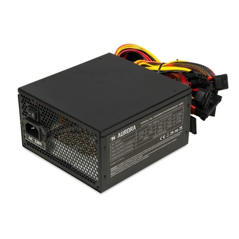 Power Supply IBOX AURORA 600W 14 CM FAN ZIA600W14CMBOX Power Supply IBOX AURORA 600W 14 CM FAN ZIA600W14CMBOX