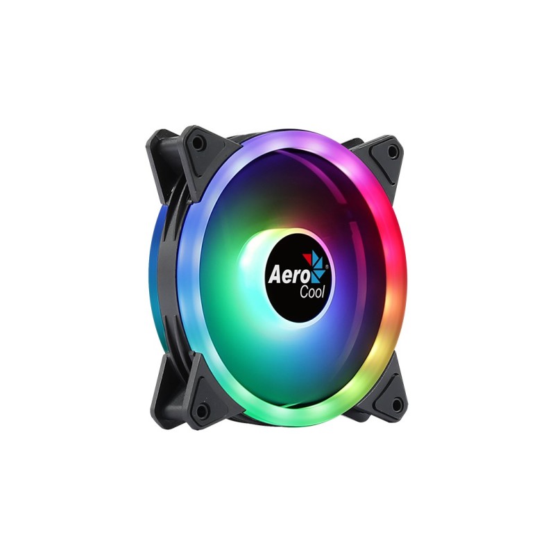 Aerocool Duo 12 ARGB 6-pin Computer case Fan 12 cm Black Aerocool Duo 12 ARGB 6-pin Computer case Fan 12 cm Black