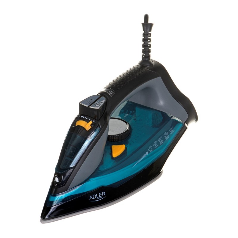 Adler AD 5032 iron Dry iron Ceramic soleplate Black, Blue, Gray 2400 W