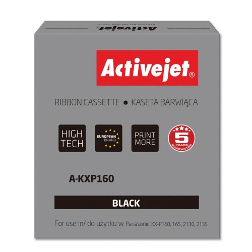 Activejet A-KXP160 Ink ribbon (replacement for Panasonic KXP160; Supreme; 3.000.000 characters; black) Activejet A-KXP160 Ink ribbon (replacement for Panasonic KXP160; Supreme; 3.000.000 characters; black)