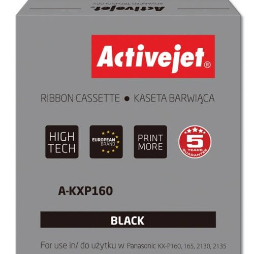 Activejet A-KXP160 Ink ribbon (replacement for Panasonic KXP160; Supreme; 3.000.000 characters; black) Activejet A-KXP160 Ink ribbon (replacement for Panasonic KXP160; Supreme; 3.000.000 characters; black)