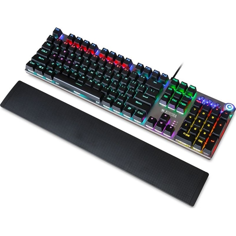 iBox Aurora K-3 keyboard USB QWERTY Silver iBox Aurora K-3 keyboard USB QWERTY Silver