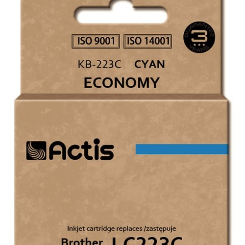 Actis KB-223C ink (replacement for Brother LC223C; Standard; 10 ml; cyan) Actis KB-223C ink (replacement for Brother LC223C; Standard; 10 ml; cyan)