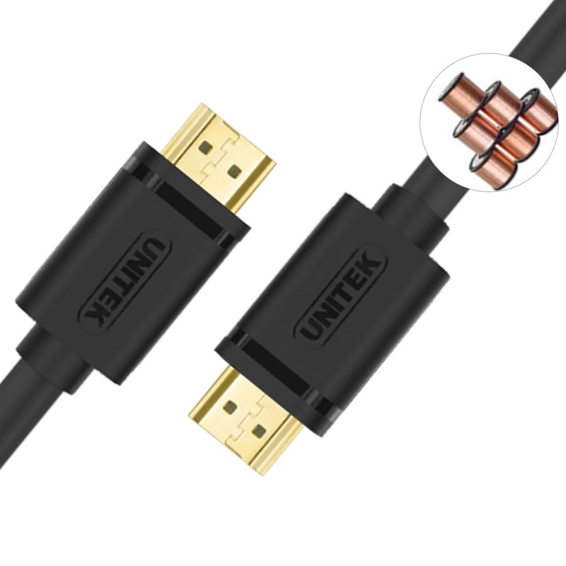 UNITEK Y-C138M HDMI cable 2 m HDMI Type A (Standard) Black UNITEK Y-C138M HDMI cable 2 m HDMI Type A (Standard) Black