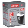 Activejet ASH-1201D Shredder for documents, black, silver. Activejet ASH-1201D Shredder for documents, black, silver.