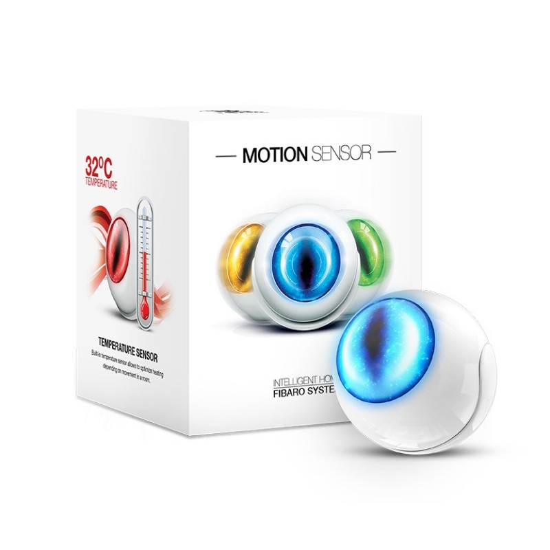 Fibaro FGMS-001-ZW5 motion detector Passive infrared (PIR) sensor Wireless White Fibaro FGMS-001-ZW5 motion detector Passive infrared (PIR) sensor Wireless White