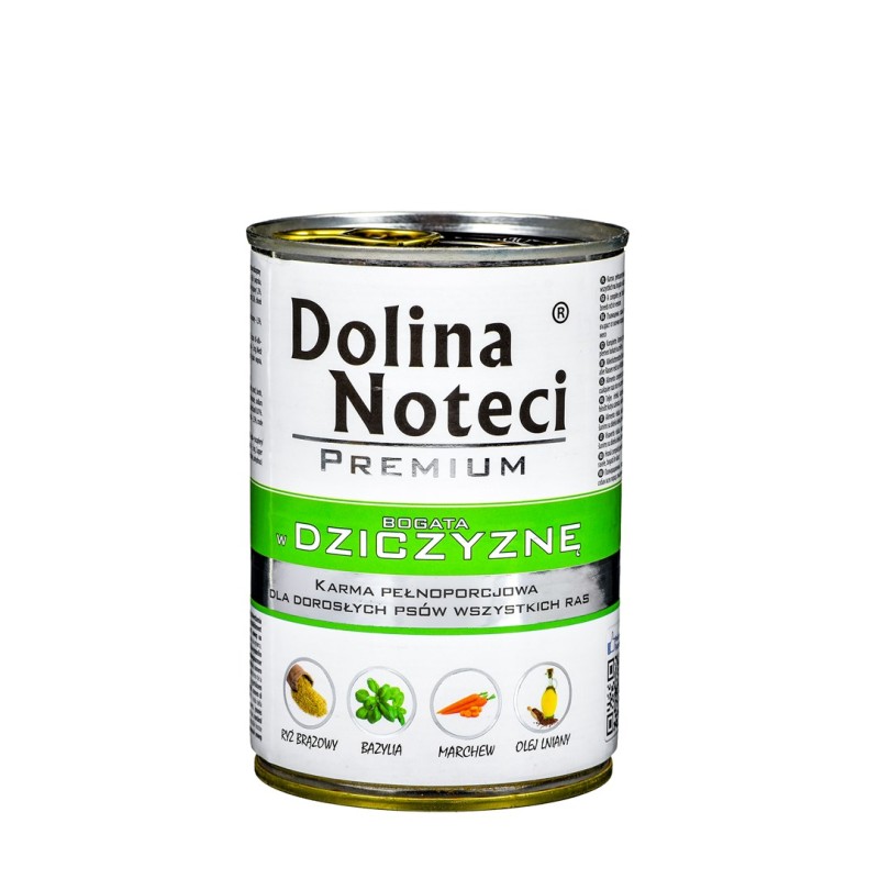 DOLINA NOTECI Premium Rich in game - wet dog food - 400 g