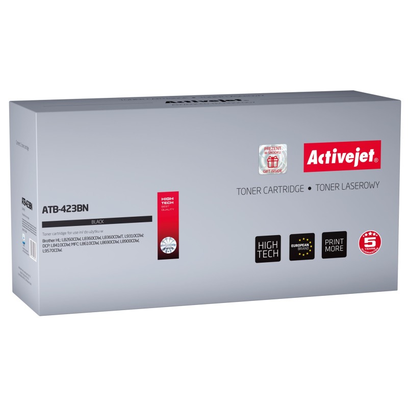 Activejet ATB-423BN toner (replacement for Brother TN-423BK; Supreme; 6500 pages; black)