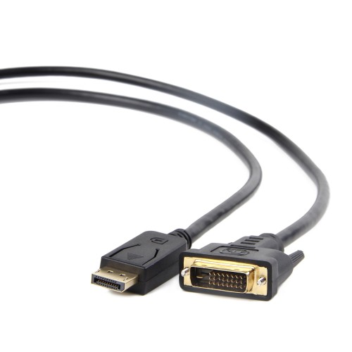 Gembird CC-DPM-DVIM-6 video cable adapter 1.8 m DisplayPort DVI Black Gembird CC-DPM-DVIM-6 video cable adapter 1.8 m DisplayPort DVI Black
