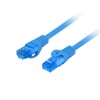 LANBERG PATCHCORD S/FTP CAT.6A 1M BLUE LSZH