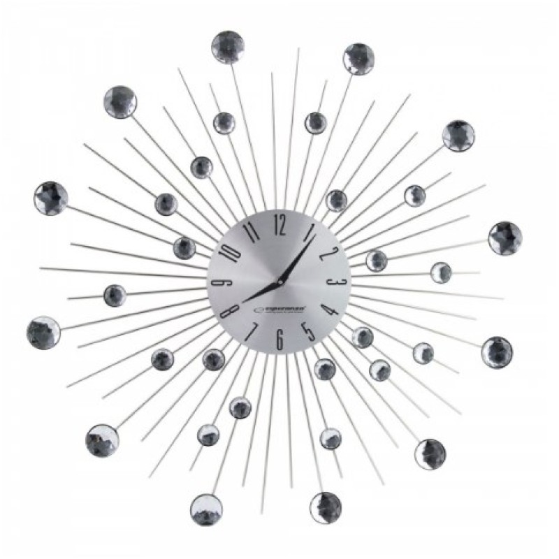 Esperanza EHC002 wall clock Mechanical wall clock Round Stainless steel